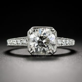 1.84 Carat Art Deco Diamond Ring - GIA H / SI1