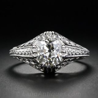 Edwardian Diamond Engagement Ring 