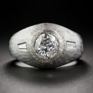 1.90 Carat Estate Diamond Gents Ring