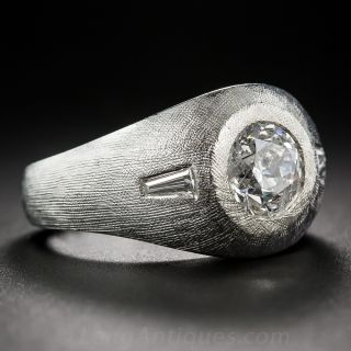 1.90 Carat Estate Diamond Gents Ring
