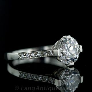 1.90 ct. Antique Style Engagement Ring