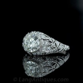 1.90 ct. Edwardian Diamond Dome Ring