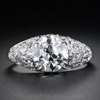 1.96 Carat  Diamond Edwardian Engagement Ring