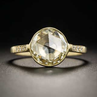 1.98 Carat Rose-Cut Diamond Ring by Lang - 1