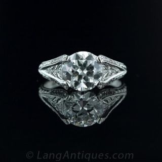 Edwardian Style Diamond Engagement Ring GIA
Edwardian Jewelry 