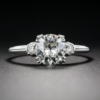 1 Carat European-Cut Diamond Solitaire - 2