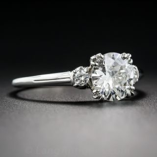 1 Carat European-Cut Diamond Solitaire