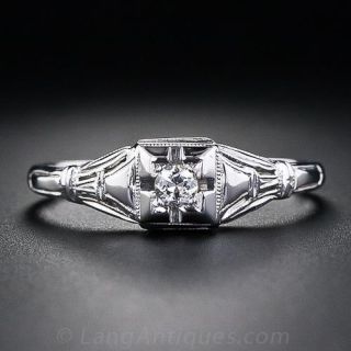 .10 Carat Art Deco Diamond Ring