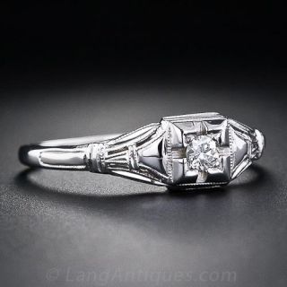.10 Carat Art Deco Diamond Ring