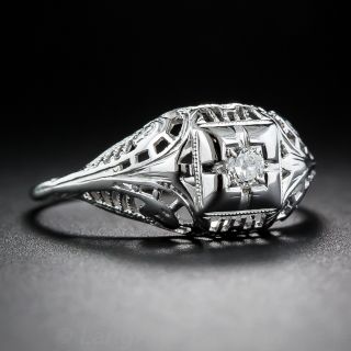 .10 carat Vintage Diamond Engagement Ring
