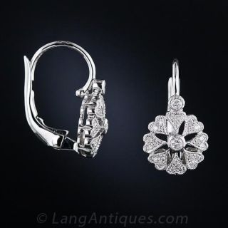 14 Karat Petite Diamond Earrings