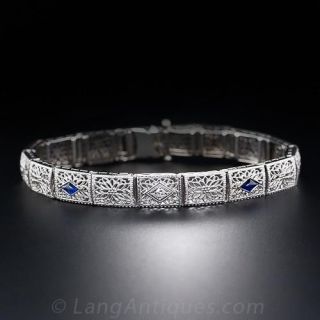 14K Filigree Link Bracelet
