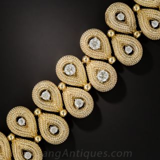 14K Gold and Diamond Bracelet