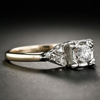 14K Gold and Diamond Engagement Ring