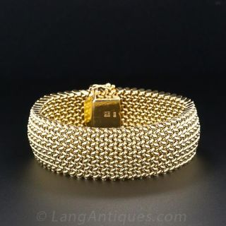 14K Gold Woven Bracelet