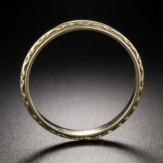 14K Vintage Wedding Band