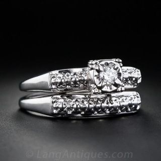 14KWG Diamond Wedding Band