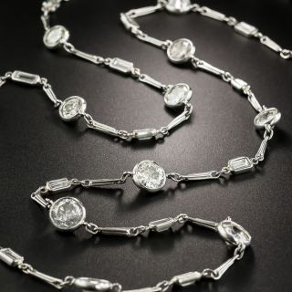 15.50 Carat Diamonds-by-the-Yard 36 Inch Necklace  - 1