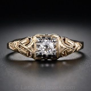 .15 Carat Art Deco Diamond Engagement Ring