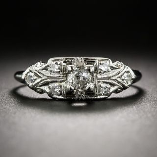 .15 Carat Art Deco Platinum and Diamond Engagement Ring