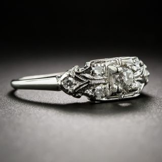 .15 Carat Art Deco Platinum and Diamond Engagement Ring