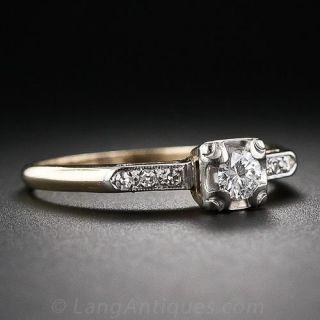 .15 Carat Center Diamond Vintage Engagement Ring