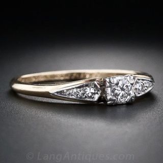.15 Carat Mid-Century Diamond Enagement Ring