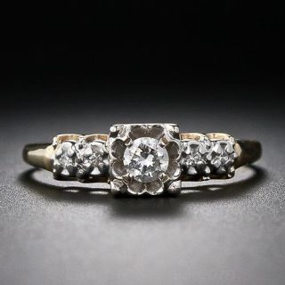 .15 Carat Two-Tone Diamond Illusion Ring
