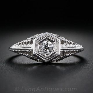 .15 Carat Vintage Diamond Engagement Ring