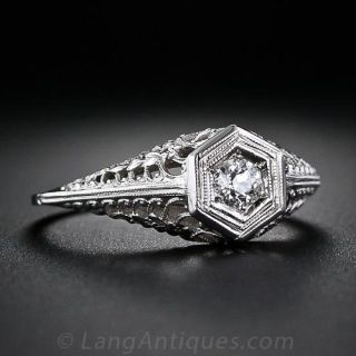 .15 Carat Vintage Diamond Engagement Ring