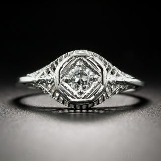 .15 Diamond Art Deco Engagement Ring