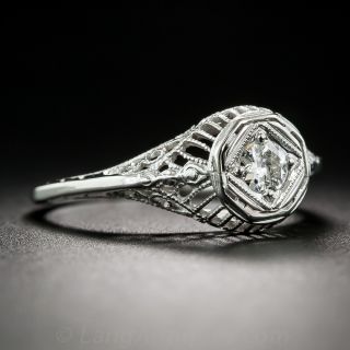 .15 Diamond Art Deco Engagement Ring