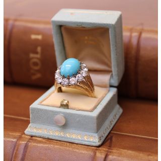 Van Cleef & Arpels Turquoise and Diamond Ring