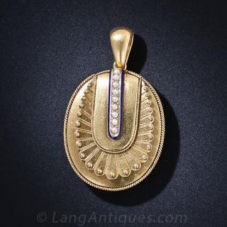 15K Victorian Gold Locket