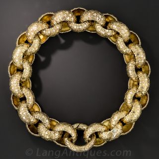 15K Victorian Shamrock Bracelet