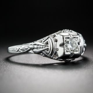 .16 Carat Diamond Art Deco Solitaire
