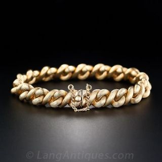 18 Karat Italian Estate Bracelet