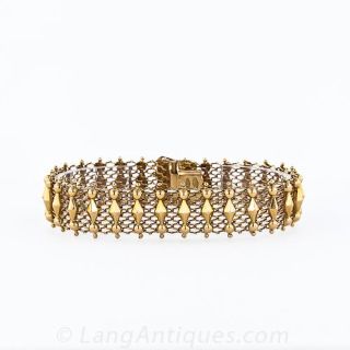 18 Karat Mesh Bracelet, Lebanon
