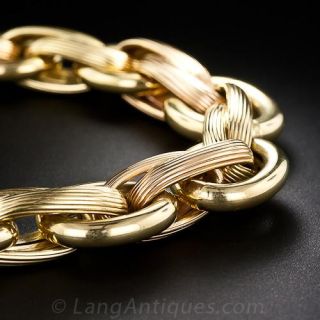 18 Karat Two-Tone Gold Necklace