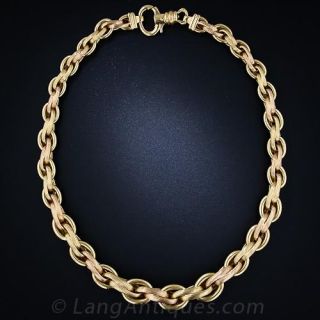 18 Karat Two-Tone Gold Necklace