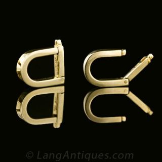 18 Karat Yellow Gold Cufflinks