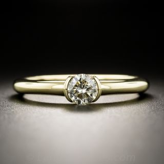 18K .45 Carat Diamond Solitaire Ring - 1