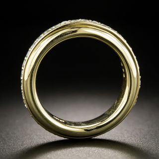 18K Diamond Spinning Eternity Band - Size 6+