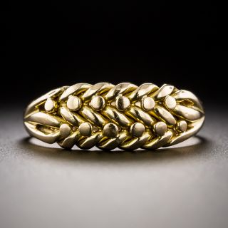 English Victorian Keeper Ring - 3