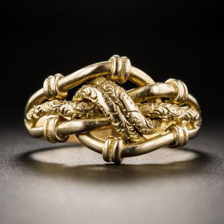 18K English Victorian Love Knot Ring