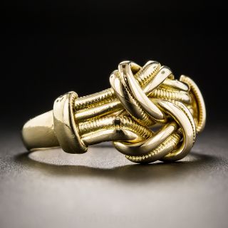 18K English Victorian Love Knot Ring