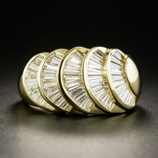 Five-Row Diamond Baguette Ring - 3