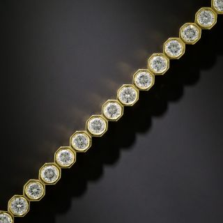 18K Gold Diamond Line Bracelet