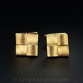 18K  Henry  Dunay Cufflinks