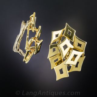 18K Italian Ear Clips